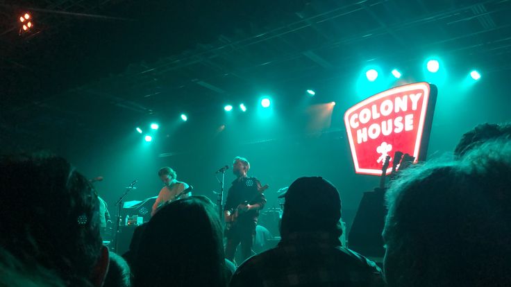 Colony House performing on tour